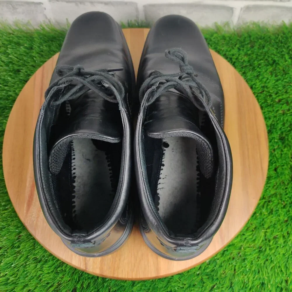 Ecco Gore Tex Black Leather Chukka Ankle Boots Berlin Mens Size EU 44/US 10-10.5